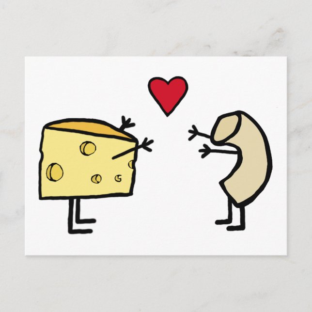 Carte Postale Macaroni et fromage (Devant)
