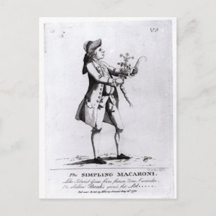 Carte Postale Macaroni, le plus implacable