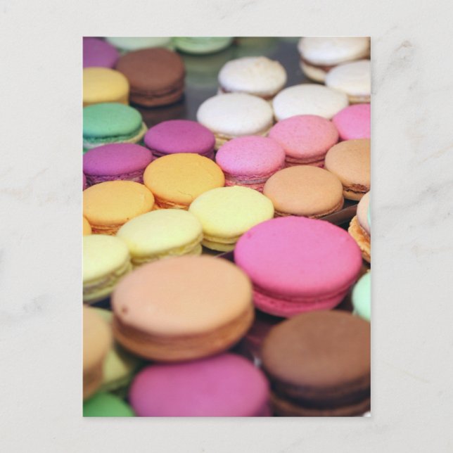 Carte postale Macarons (Devant)