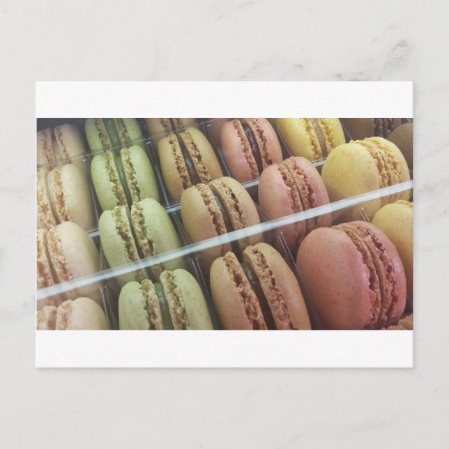 Carte Postale Macarons à profusion (Devant)