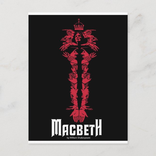 Carte Postale Macbeth (Devant)