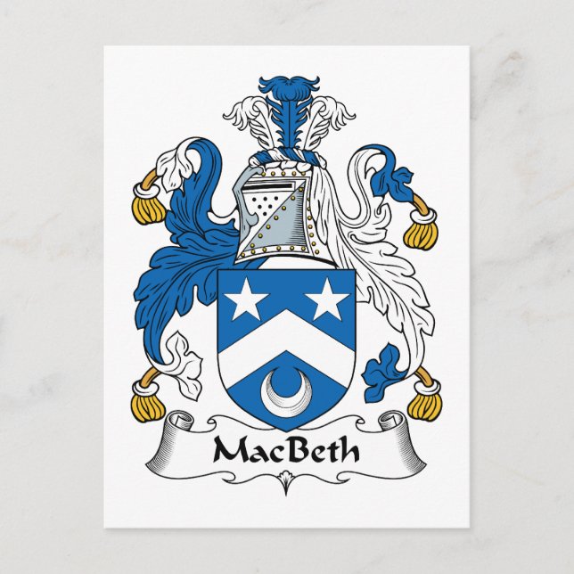 Carte Postale MacBeth Family Crest (Devant)