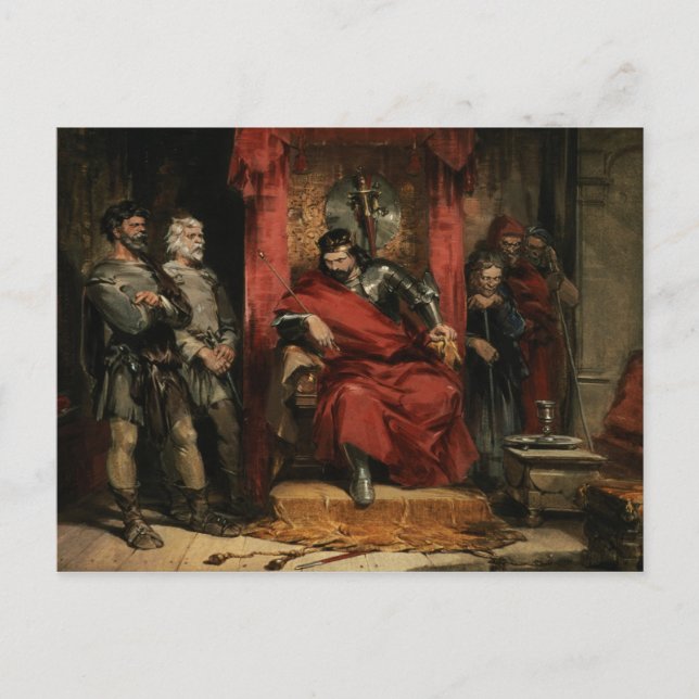 Carte Postale Macbeth instruit les assassins (Devant)