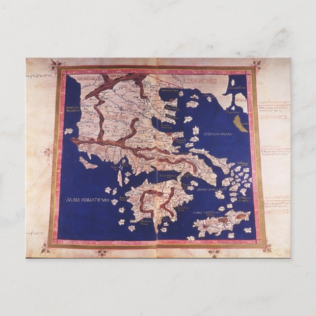 Carte Postale Macédoine et Grèce (Devant)