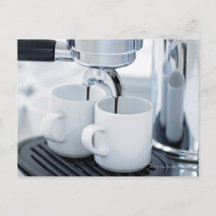 Carte Postale Machine à café Espresso