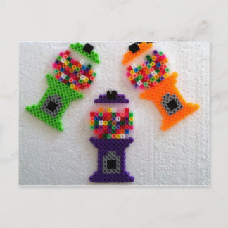 Carte Postale machine à gogo