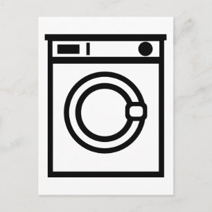 Carte Postale Machine à laver