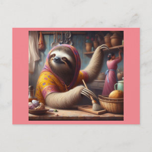 Carte Postale Machine à laver une cuisine
