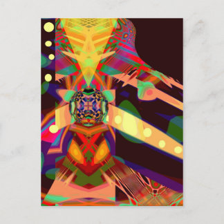 Carte Postale Machine à musique