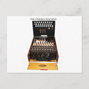 Carte Postale Machine Enigma vintage codes secrets militaires