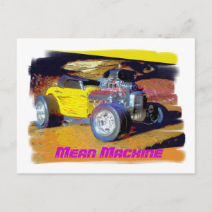 Carte Postale Machine Méchante