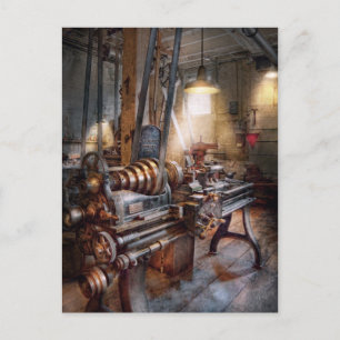 Carte Postale Machiniste - Pompiers Lathe
