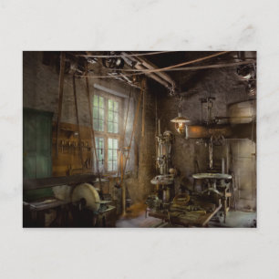 Carte Postale Machiniste - révolution industrielle