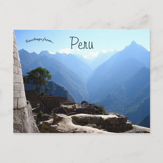 Carte Postale Machu Picchu (Devant)