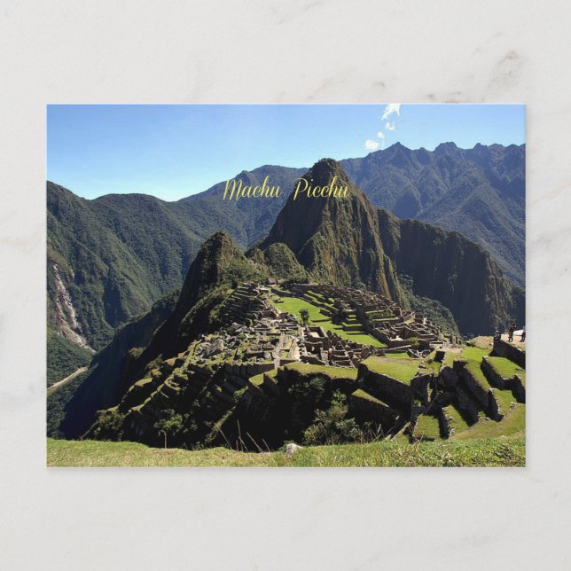 Carte Postale Machu Picchu (Devant)