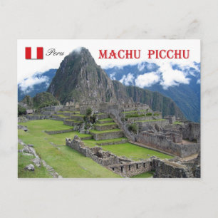 Carte Postale Machu Picchu, Pérou