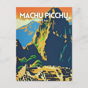 Carte Postale Machu Picchu, Pérou