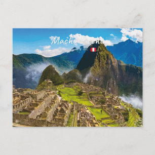 Carte Postale Machu Picchu, Pérou - Ruines de la citadelle inca