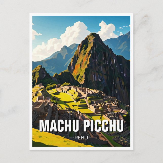 Carte Postale Machu Picchu Pérou Souvenir de voyage (Devant)