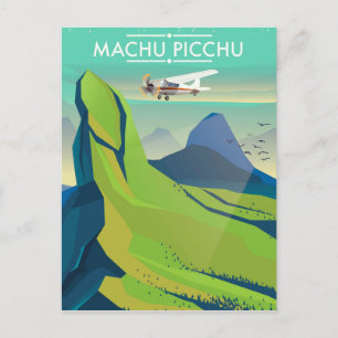 Carte Postale machu picchu poster Voyage de vol