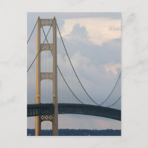 Carte Postale Mackinac Bridge, Michigan, États-Unis