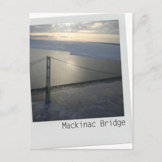Carte postale Mackinac Bridge Upper Peninsula Mich