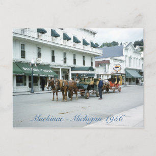 Carte Postale Mackinac Island 1956 Michigan Fudge Shop