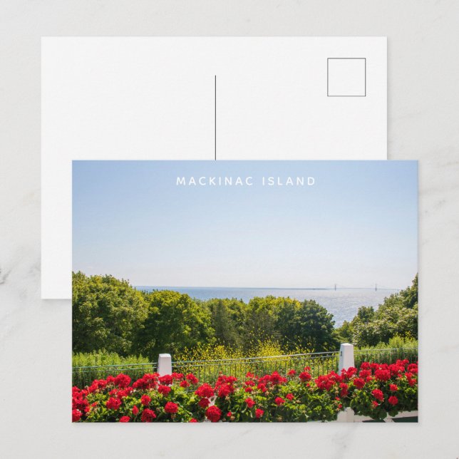 Carte postale Mackinac Island Michigan (Devant / Derrière)