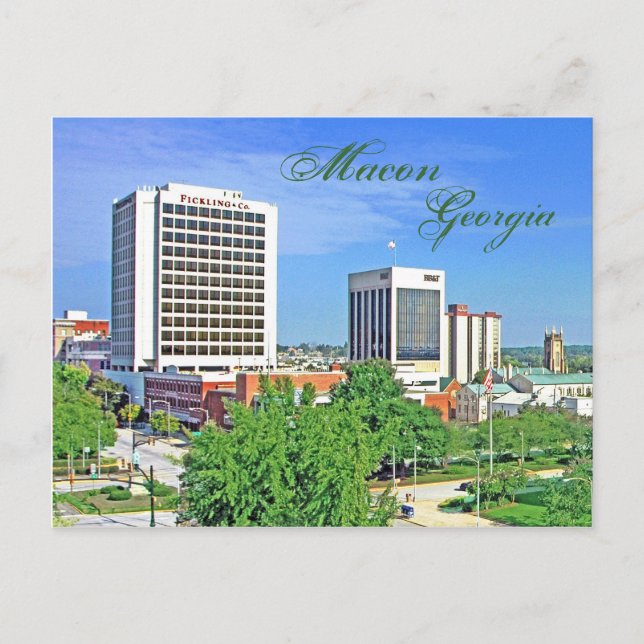 Carte Postale Macon, Géorgie, États-Unis (Devant)