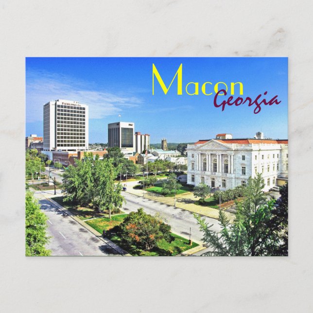 Carte Postale Macon, Géorgie, États-Unis (Devant)