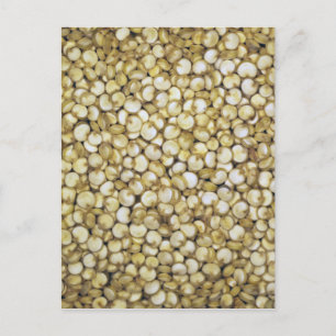 Carte Postale Macro des grains de quinoa