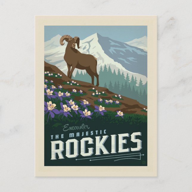 Carte Postale Macy's Flower Show|Rockies (Devant)