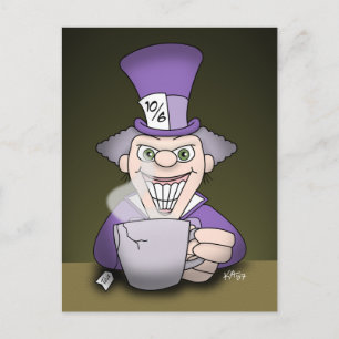 Carte postale Mad Hatter