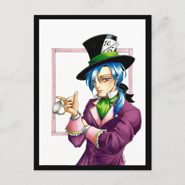 Carte Postale Mad Hatter (Devant)