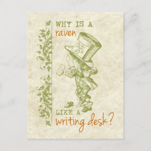 Carte Postale Mad Hatter, Alice au pays des merveilles