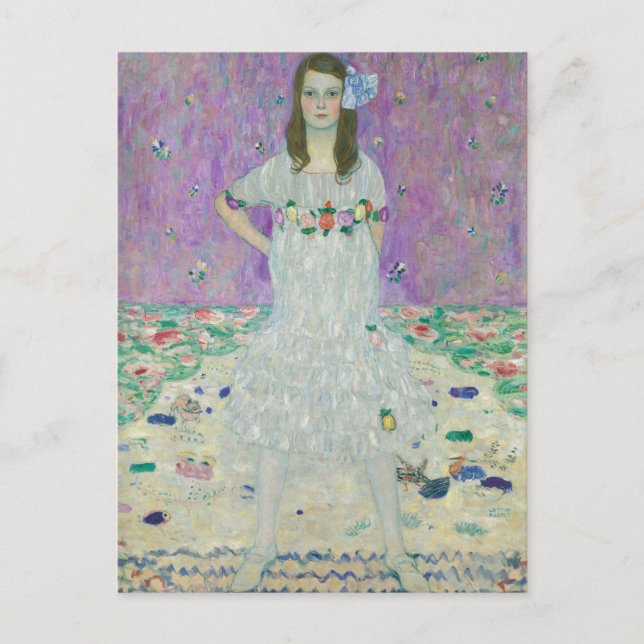 Carte Postale Mäda Primavesi par Gustav Klimt (Devant)