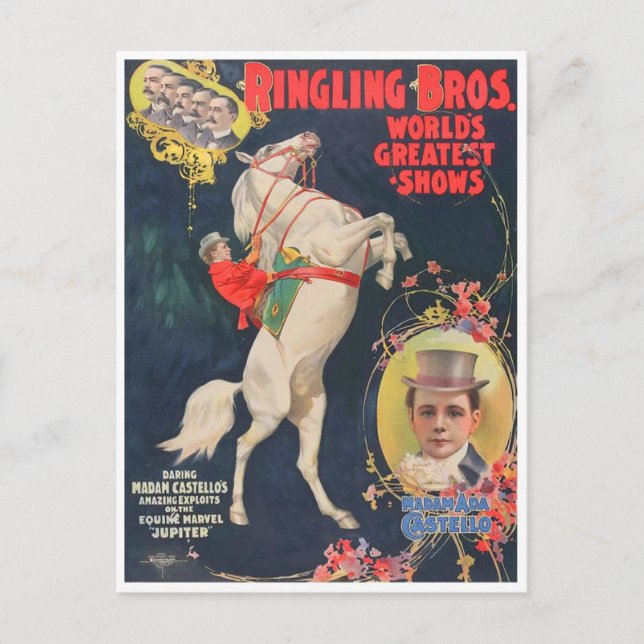 Carte Postale Madame Ada Castello (Devant)