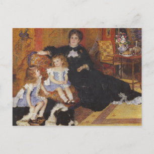 Carte Postale Madame Charpentier et ses enfants de Renoir