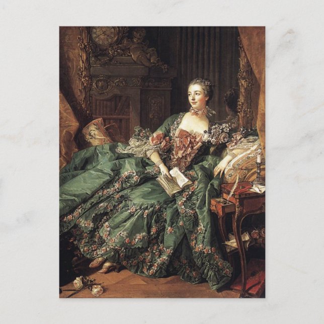 Carte Postale Madame de Pompadour (Devant)