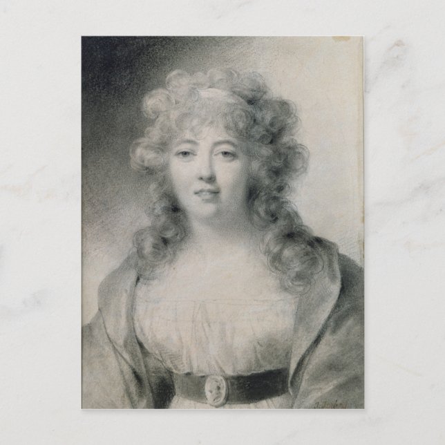 Carte Postale Madame de Stael 1810 (Devant)