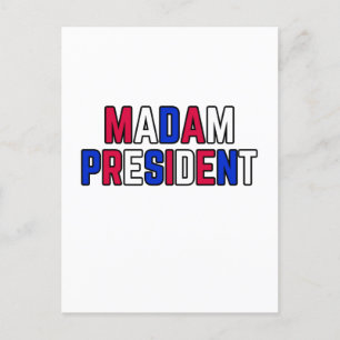 Carte Postale Madame la Présidente