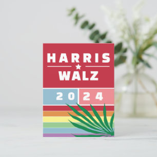 CARTE POSTALE MADAME LE PRÉSIDENT KAMALA HARRIS WALZ 2024