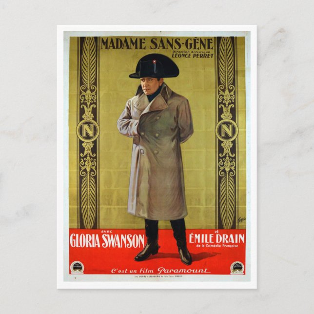 Carte Postale Madame Sans-Gêne (film, 1925) (Devant)
