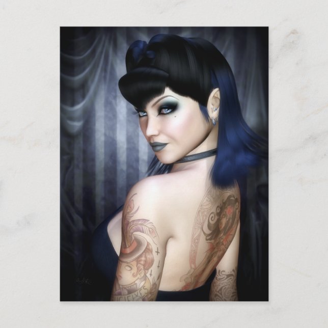 Carte postale Madame Sophie Vampire Queen (Devant)