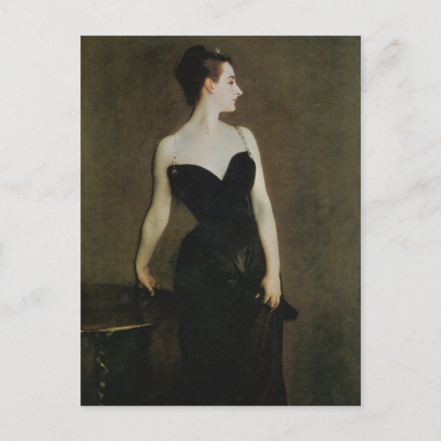 Carte Postale Madame X par John Singer Sargent (Devant)