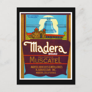 Carte Postale Madera Muscatel