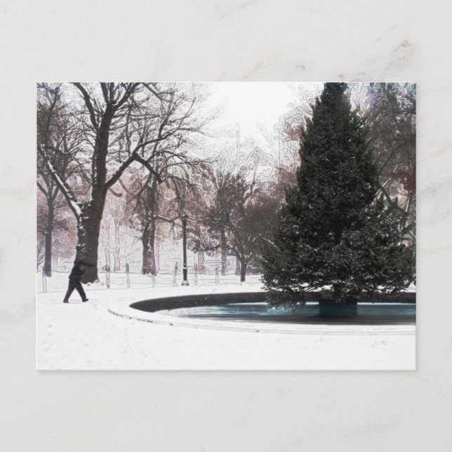 Carte Postale Madison Carré Park Hiver 2005 (Devant)
