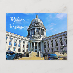 Carte Postale Madison, Wisconsin Postcard The Capitol