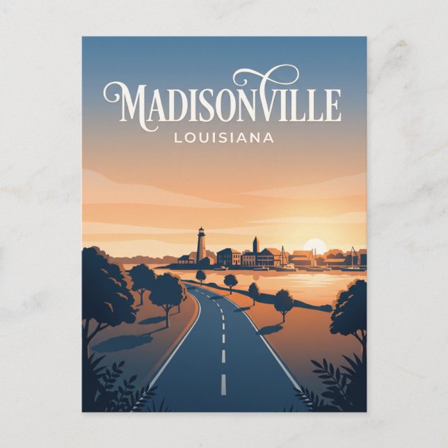 Carte Postale Madisonville États-Unis (Devant)