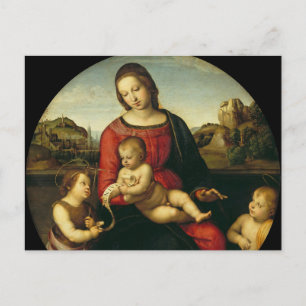 Carte Postale Madone et Enfant de Raphaël